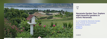 Naramata Garden Tour 2022