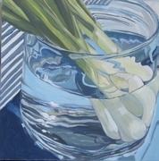 Scallions in Glass